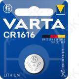 VARTA CR1616 Litium 55mAh ( mõõdud d=16 x 1.6 mm )