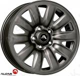 Alcar 6.5x16. 5x112/46 (57.1) plekkvelg (sw) (pk/r13) (ga)