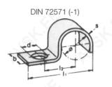 Juhtme klamber 4mm