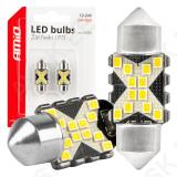 LED CANBUS 31mm festoon 2016 12SMD 12/24V Amio