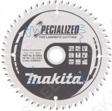 Saeketas 165x20x1.45mm 52t 10° laminaat. extra clean cut. vaikne. special makita