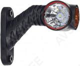 Ld2180 sarvtuli led kõver 45° 125mm parem12/24v