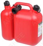 Plastkanister 2-osaline 5l+2.5l valamisotsikuga carmotion