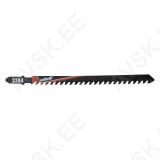 Tungsten Carbide-Tipped Jigsaw Blade; T-shank; gypsum plasterboard, aerated concrete; rough cut