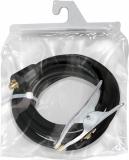 Maanduskaabel käpaga 400a - 50mm² - 4m - connect 35/50mm² - braided gys