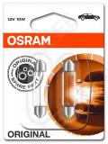 12v sv8.5-8 pirn 10w 41mm original blister 2tk osram