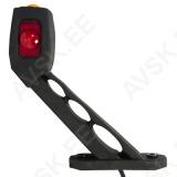 Ld518p sarvtuli led kõver 45° 178mm parem 12/24v tüüp krone. schmitz