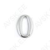 Uksenumber Nr.0 kroomitud 45mm