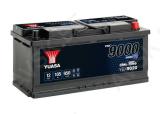 YUASA 12V 105Ah 950A AGM 393X175X190 -/+
