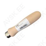 File handle 120 mm, wooden