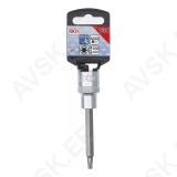 Bit Socket | length 100 mm | 12.5 mm (1/2") Drive | T-Star (for Torx) T30
