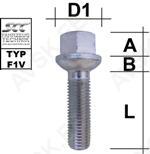 Polt pk12x1.50/45/17 (pk/r14. p65. ch17)