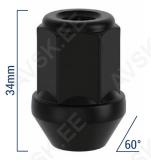 MUTTER M12X1.25/34/19M (KINNINE. P34. CH19) MUST-NIKKEL