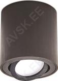 230v valgusti oh36 (ilma pirnita gu10. max 35w) 80/84mm must ip20 kobi