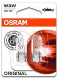 12v t10 pirn 3w w2.1x9.5d w3w lf original blister 2tk osram