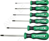 6-OS. TORX KRUVIKEERAJATE KOMPL. T10-T40. MOSIV ERITERAS. KOMPOSIIT 2K PEA BEARGRIP