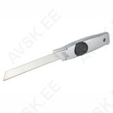 Professional fixed-blade knife with long blade, incl. one finely serrated blade for insulating materials (140 mm long)