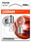 12v ba15s pirn 21w p21w original blister 2tk osram