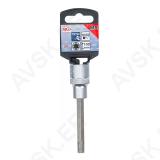 Bit Socket | length 100 mm | 12.5 mm (1/2") Drive | Spline (for RIBE) | M8