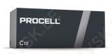 Patarei, duracell procell, lr14, 10tk, 1.5v