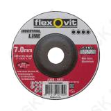 Aluminium depressed center grinding disc 125x7x22.23mm Flexovit ALU