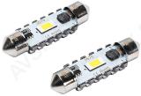 12/24v sv8.5-8 festoon led pirn 3.4w 39mm 6500k canbus valge blister 2tk vision