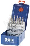 HSS-G DIN 338 fully-ground type N in BC-Metal-Box25-pcs. 1,0 - 13,0 x 0,5 mm inc. / MG 13