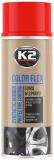 K2 color flex eemaldatav kummisprei punane 400ml/ae