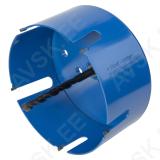 Universal hole saw Ø 127mm complete with hexagon shank and CT drill, cutting depth 60 mm