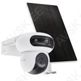 EZVIZ HB90 Dual Kit 4+4MP WiFi akuga väli pöördkaamera+8Wpäikesepaneel