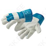 LEINE protective gloves Canadian (cow leather) blue