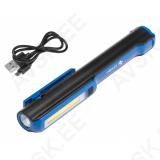 Inspection torch, charged via USB