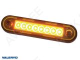LED küljemärgutuli Valeryd 120,4x12,8 mm kollane 12-36 V, sis. 150 mm kaabel