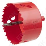 Bi-Metal Hole Saw Ø 83 mm with hexagon adapter and centring drill, cutting depth 40 mm