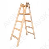 Wooden Ladder Profi, 2x5 steps