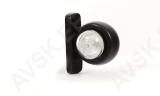 SARVTULI LED PUNANE/VALGE 50MM 12/24V