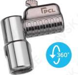 PUMPAMISOTSIK. RP 1/4"-SISEK. NURK 90°. LUKUSTIGA. KIIRPAIGALD..360°. PCL CH4A01