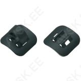 Jagwire Stick-On cable guide, hõbe, 4tk