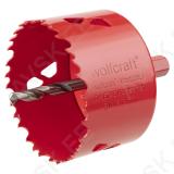 Bi-Metal Hole Saw Ø 74 mm with hexagon adapter and centring drill, cutting depth 40 mm