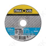 Flexovit Metal Cutting Disc, 125x2x22.23mm