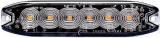 STROBO VILKUR KOLLANE 6-LED 12/24V. MADAL 130X30X7MM