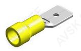 JUHTMEOTSIK LAPIK "ISA" KOLLANE 6.3X0.8MM BLISTER 5TK M+