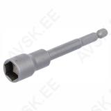 Socket, Hexagon, extra long | for electric drills | 6.3 mm (1/4") Drive | 13 mm