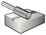 otsfrees A 10x25x6 silinder DC FLX 0-Z5219