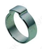 One-Ear Hose Clamp, 10-12 mm, W1 Steel
