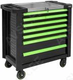 TÖÖRIISTAKÄRU XL LAI. INOX. TÜHI 7 SAHTLIT. PERFO. MUST/ROH JBM