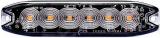 STROBO VILKUR KOLLANE 6-LED 12/24V. MADAL 130X30X7MM
