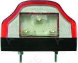 Numbrituli led 12/24v. punane korpus. tüüp aspöck 100x60x65mm