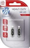 24V SV8.5-8 LED PIRN 3.2W 36MM C5W CANBUS HEAVY DUTY BLISTER 2TK M-TECH