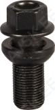 Rattapolt M15x1,25 L =27 VÕTI 17 KOONUS R14 MUST